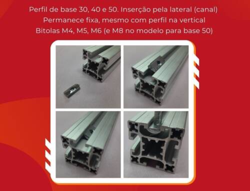 Porcas para Perfil de Aluminio