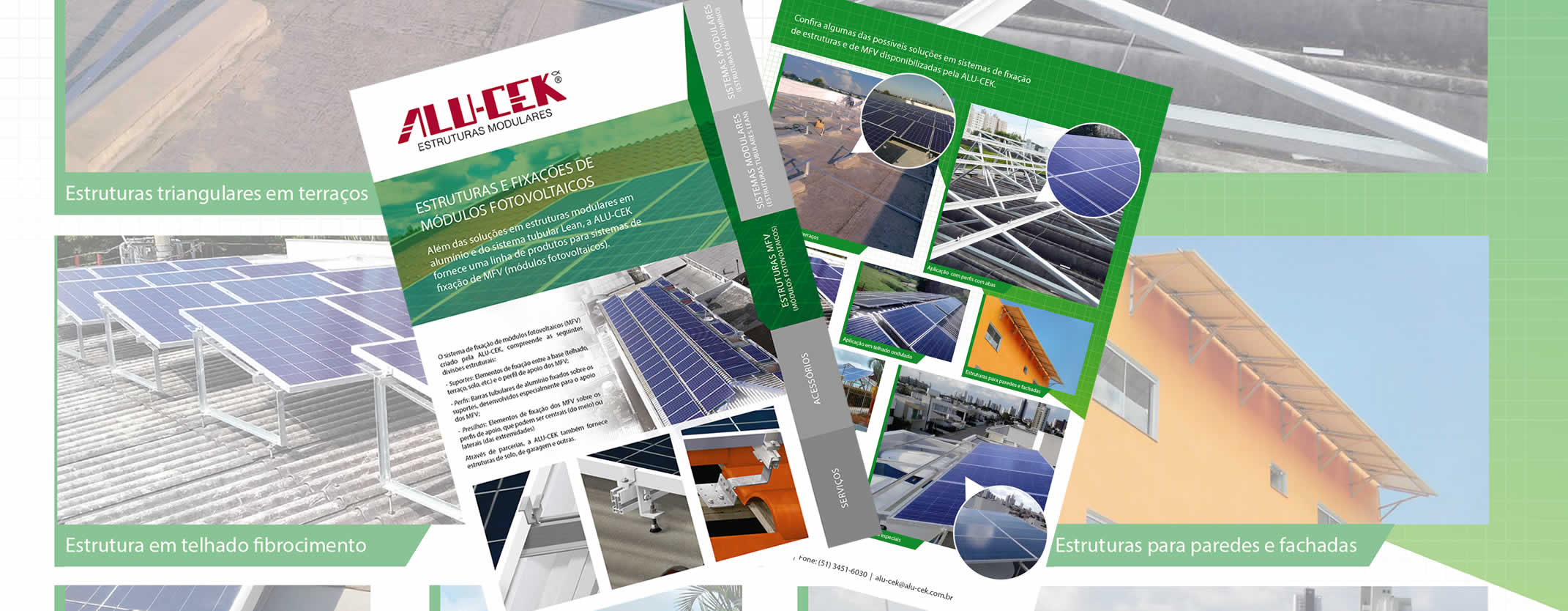 Folder de Fixações de Módulos Fotovoltaicos Folder de Fixações de Módulos Fotovoltaicos