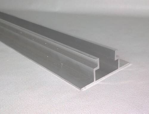 Perfil de Alumínio Fotovoltaico 35x22mm com abas