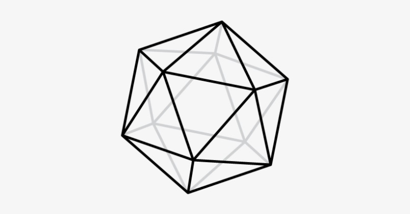 Figura 2 – Icosaedro Figura 2 - Icosaedro