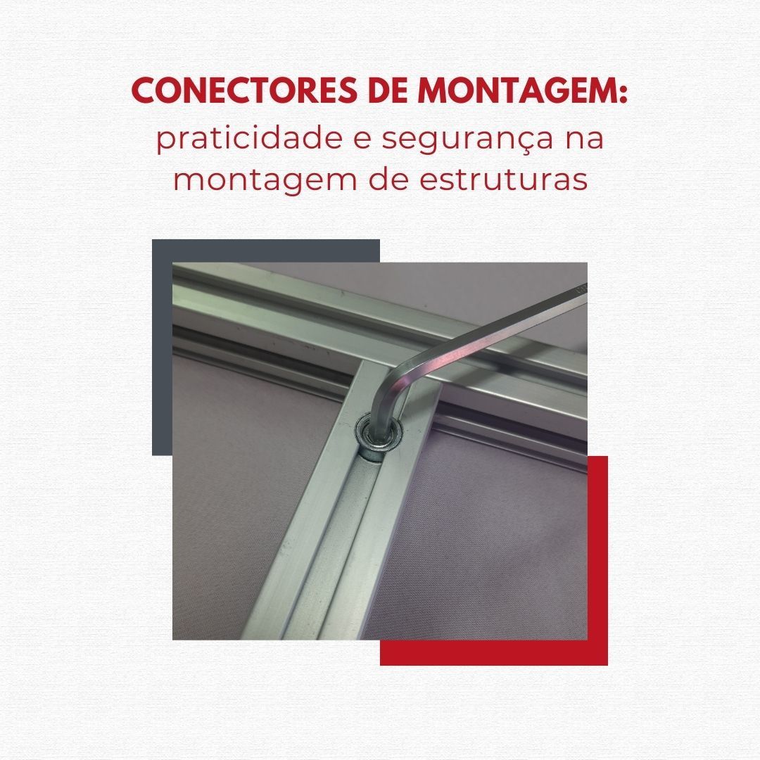 Conector de Perfil de Aluminio